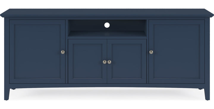 Grace 74" Entertainment Console in Blueberry — product view on a white background