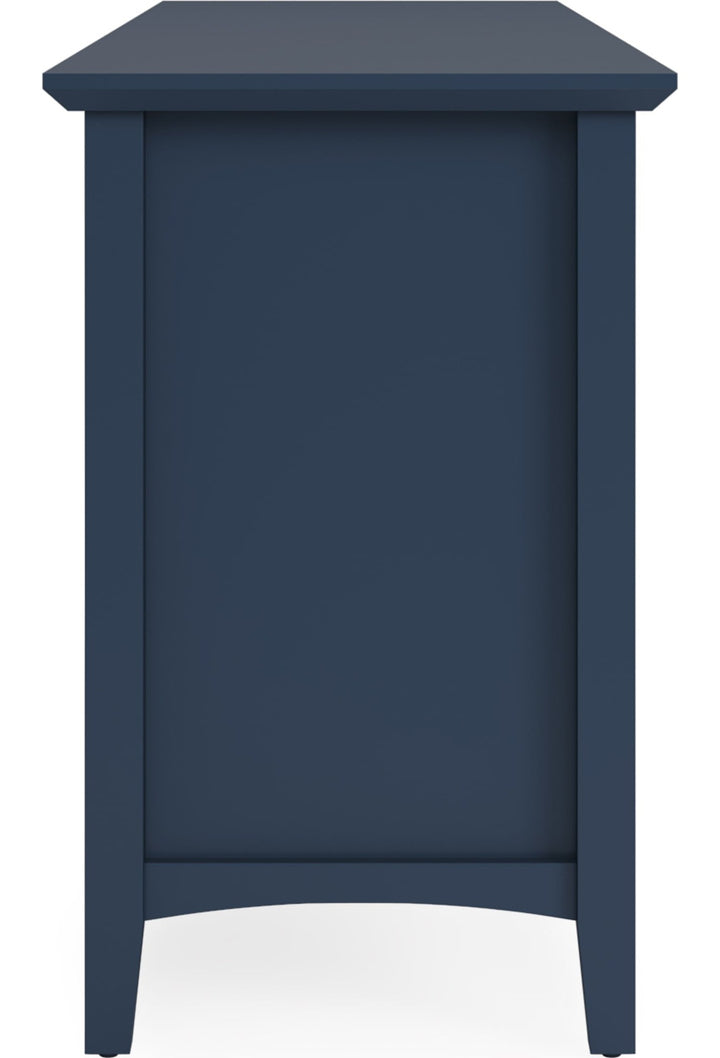 Grace 74" Entertainment Console in Blueberry — product view on a white background