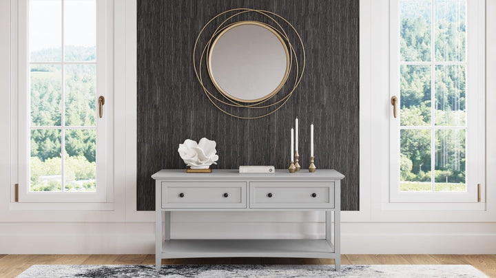 Grace Console Table in Elephant Grey — lifestyle photo