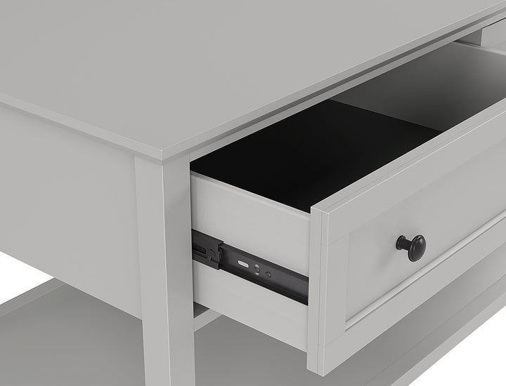 Grace Console Table in Elephant Grey — lifestyle photo