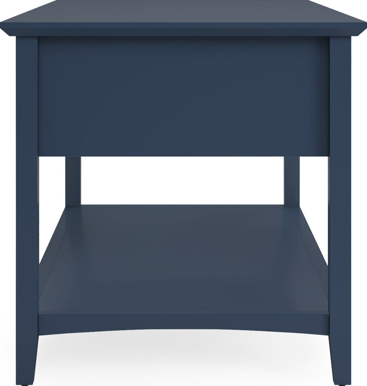 Grace Console Table in Blueberry — lifestyle photo