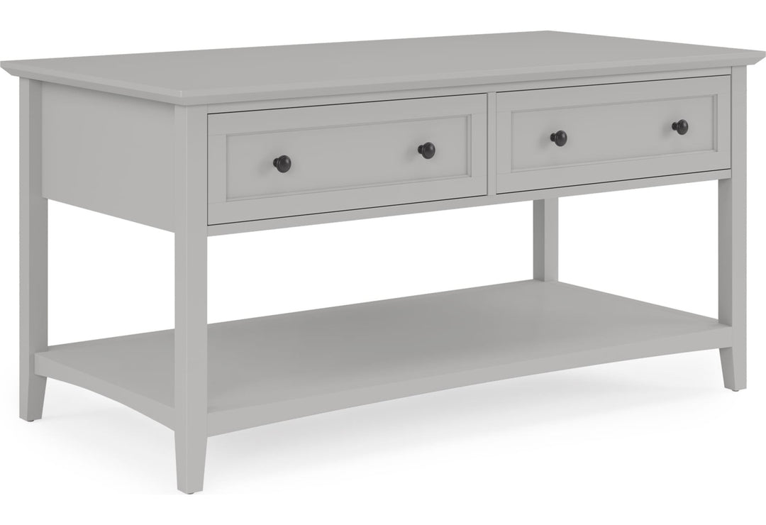Grace Console Table in Elephant Grey — product view on a white background