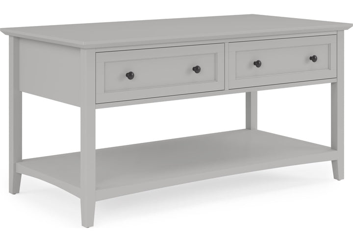 Grace Console Table in Elephant Grey — product view on a white background