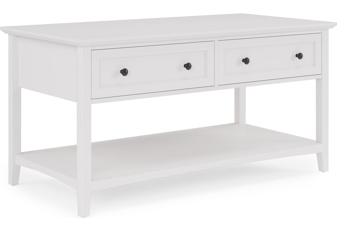 Grace Console Table in Snowfall — product view on a white background