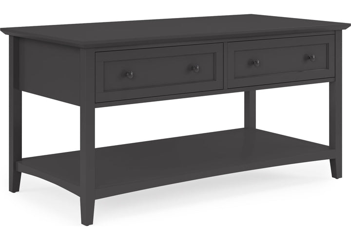 Grace Console Table in Raven — product view on a white background