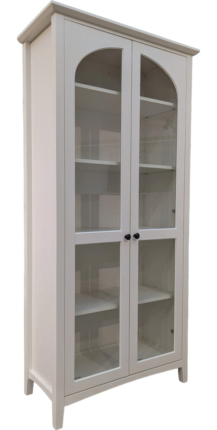 Grace Display Cabinet in Snowfall — product view on a white background