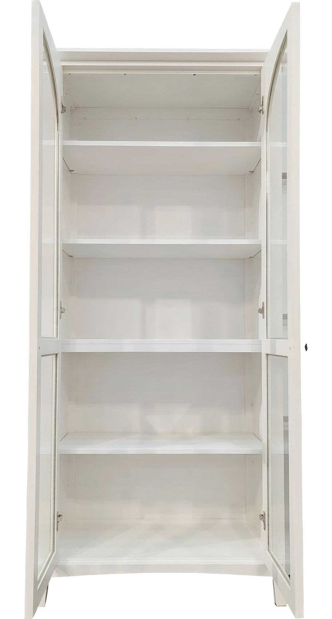 Grace Display Cabinet in Snowfall — product view on a white background