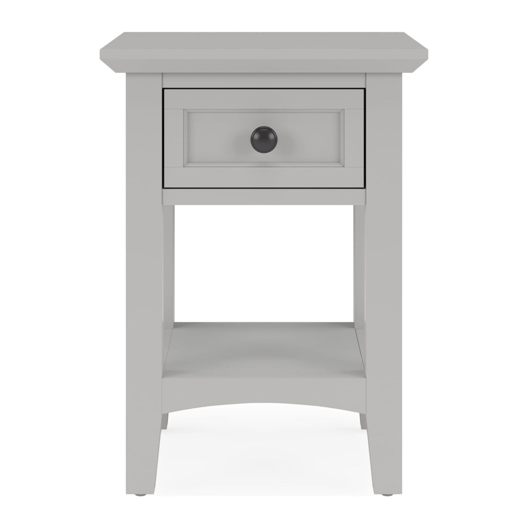 Grace Drink Table by Modus in Elephant Grey — product view on a white background