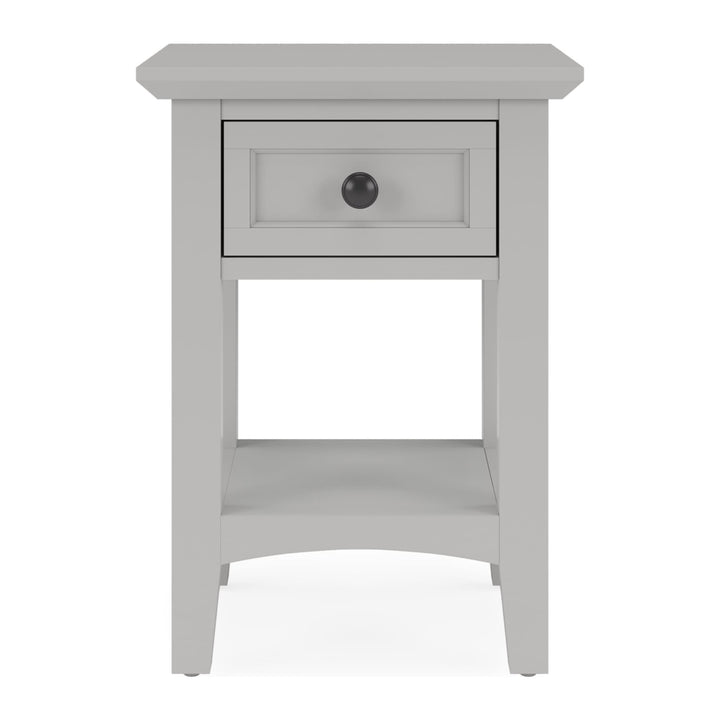 Grace Drink Table by Modus in Elephant Grey — product view on a white background