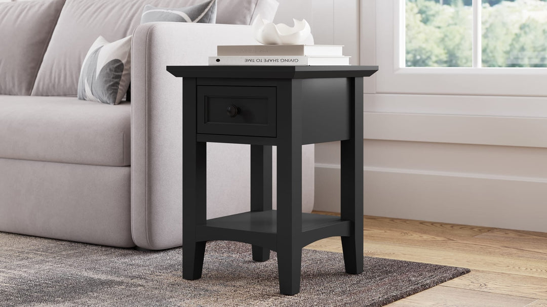 Grace Drink Table in Raven — lifestyle photo