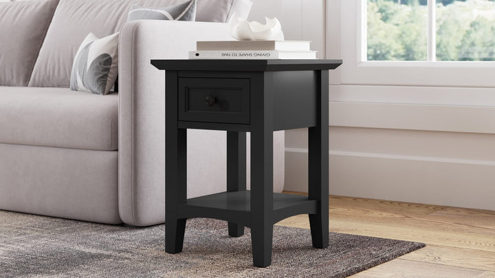 Grace Drink Table in Raven — lifestyle photo