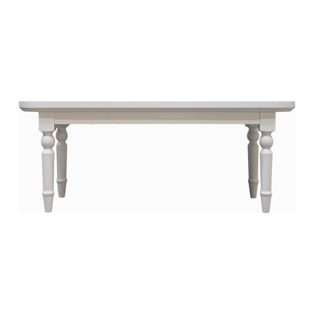 Grace Oval Dining Table by Modus in Snowfall — product view on a white background