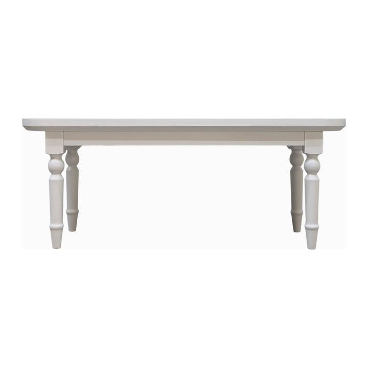 Grace Oval Dining Table by Modus in Snowfall — product view on a white background