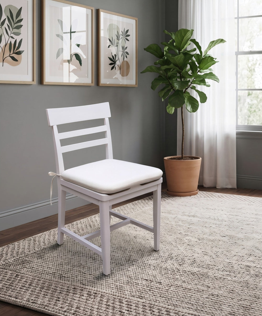 Grace Side Chair in Snowfall — lifestyle photo
