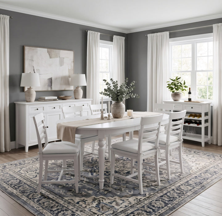 Grace Side Chair in Snowfall — lifestyle photo