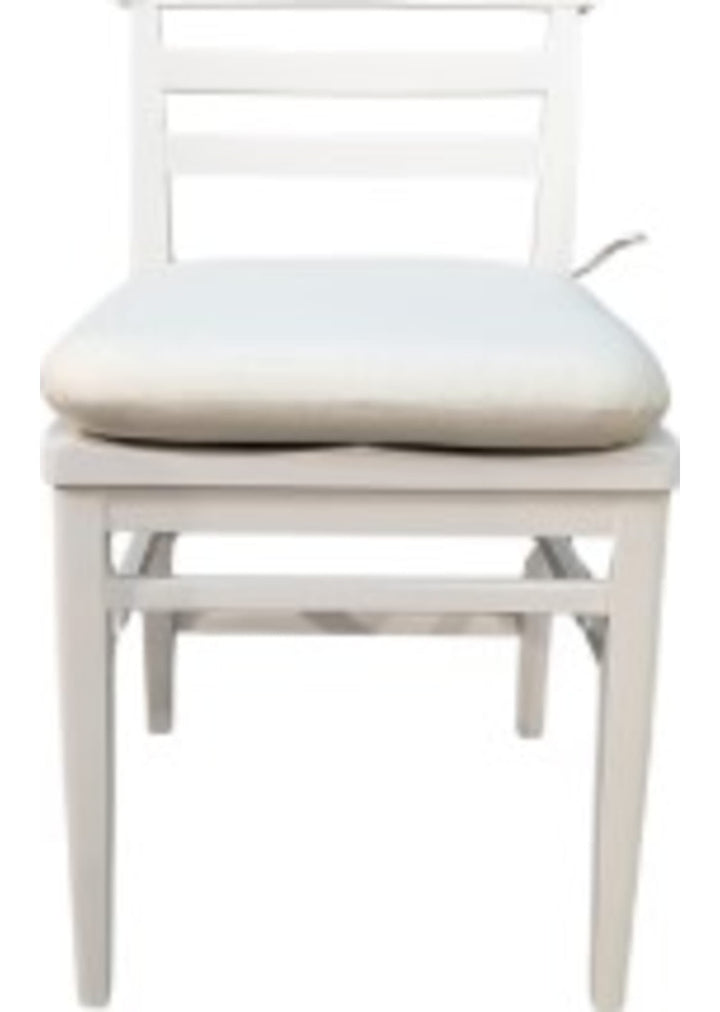 Grace Side Chair in Snowfall — product view on a white background
