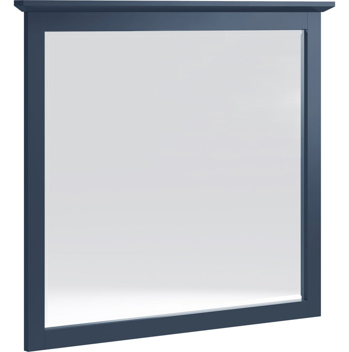 Grace Wall or Dresser Mirror in Blueberry — on a white background