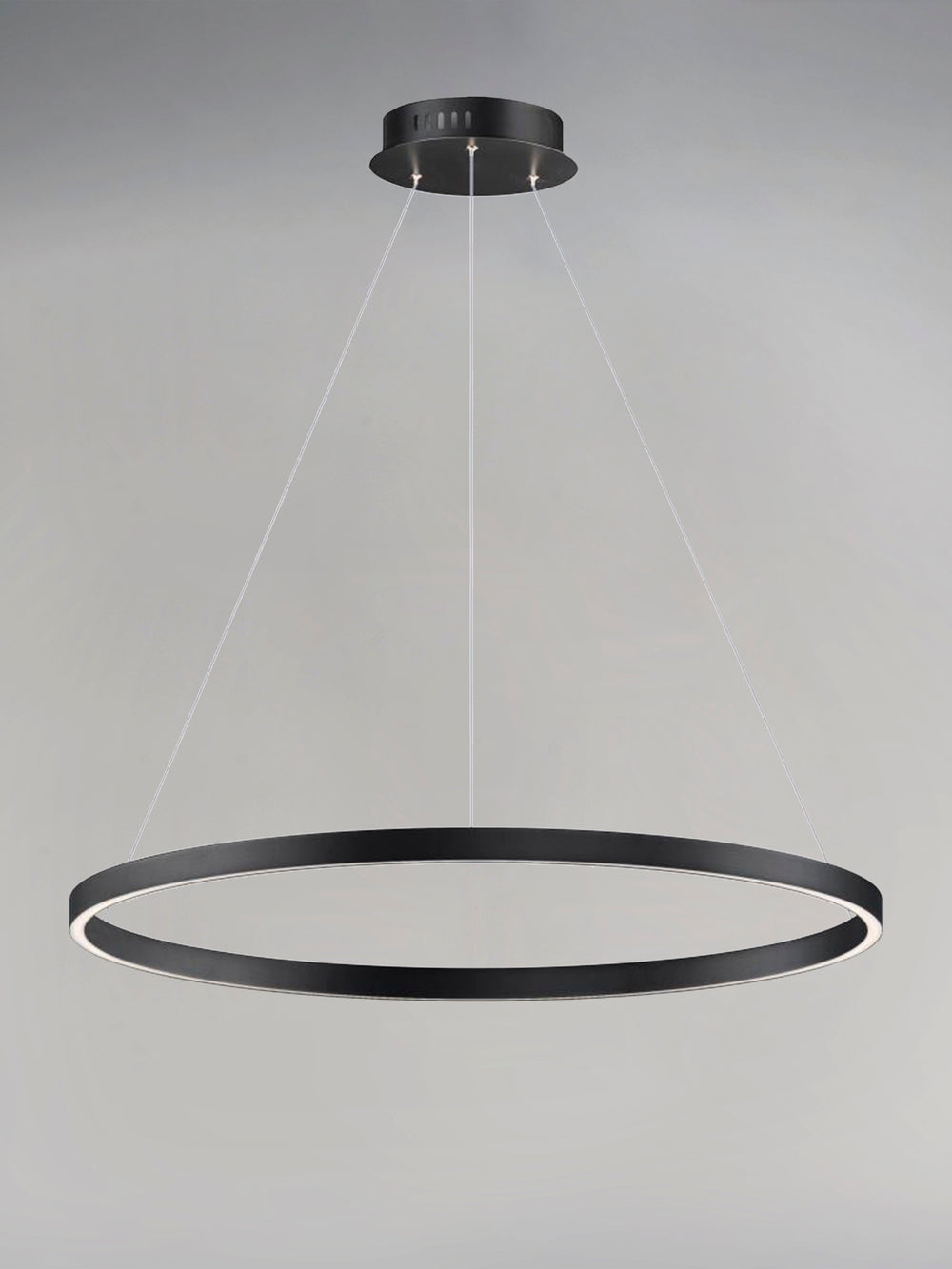 Groove 24" LED Pendant WiZ by ET2 Lighting, styled view 1