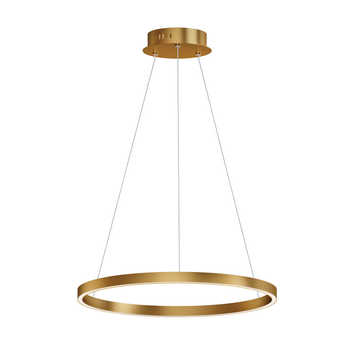 Groove 24" Pendant - 5CCT Select by ET2 Lighting in Gold finish
