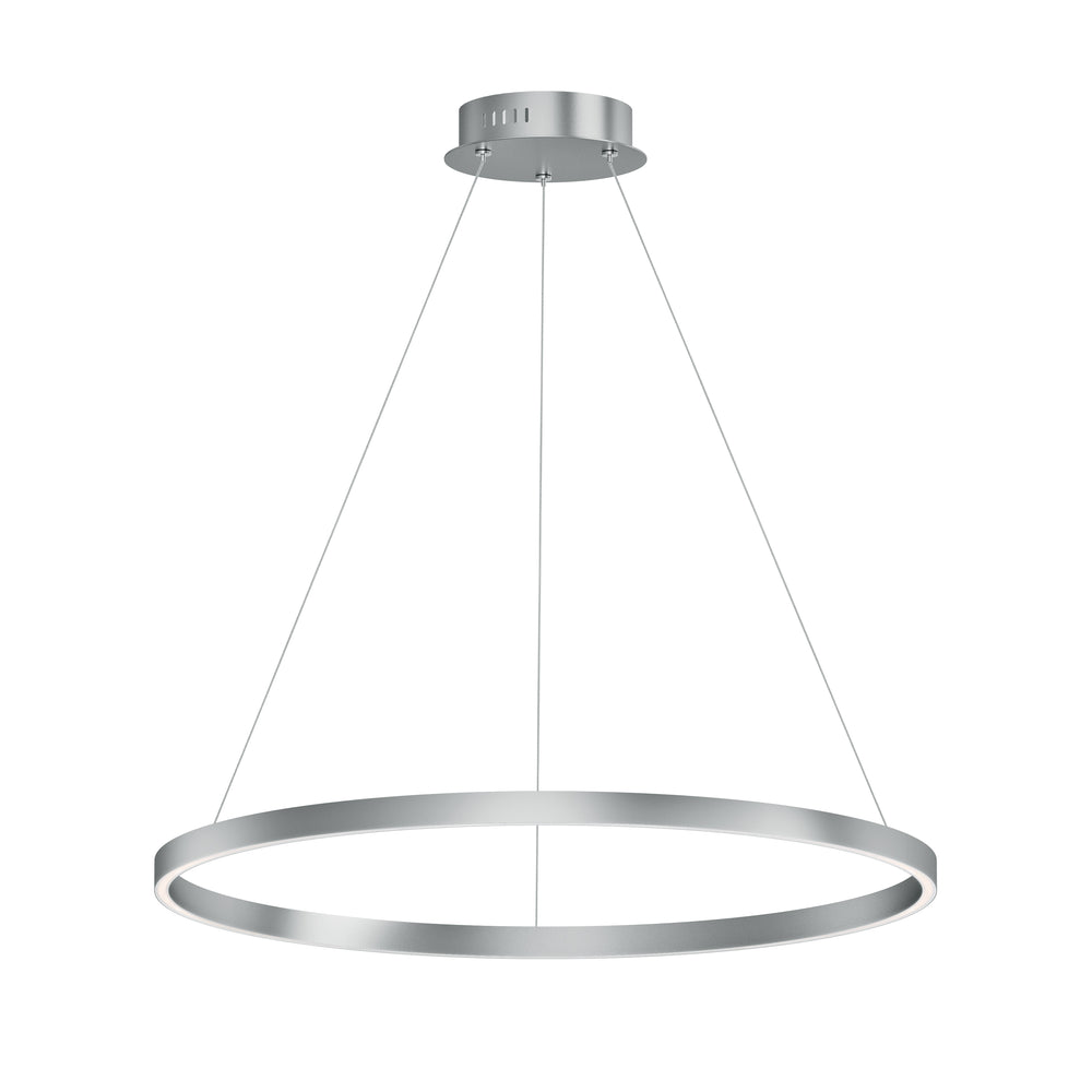 Groove 32" Pendant - 5CCT Select by ET2 Lighting in Brushed Aluminum finish