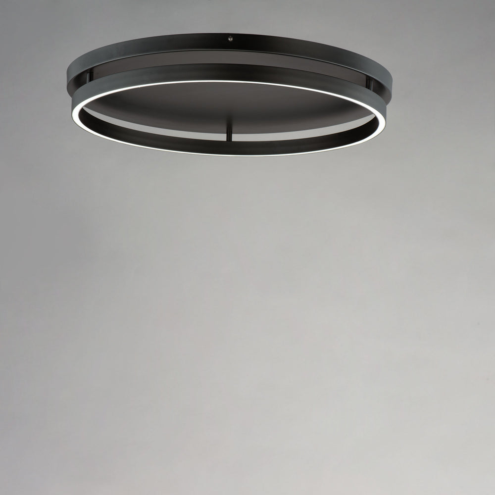 Groove LED Flush Mount WiZ by ET2 Lighting, styled view 1