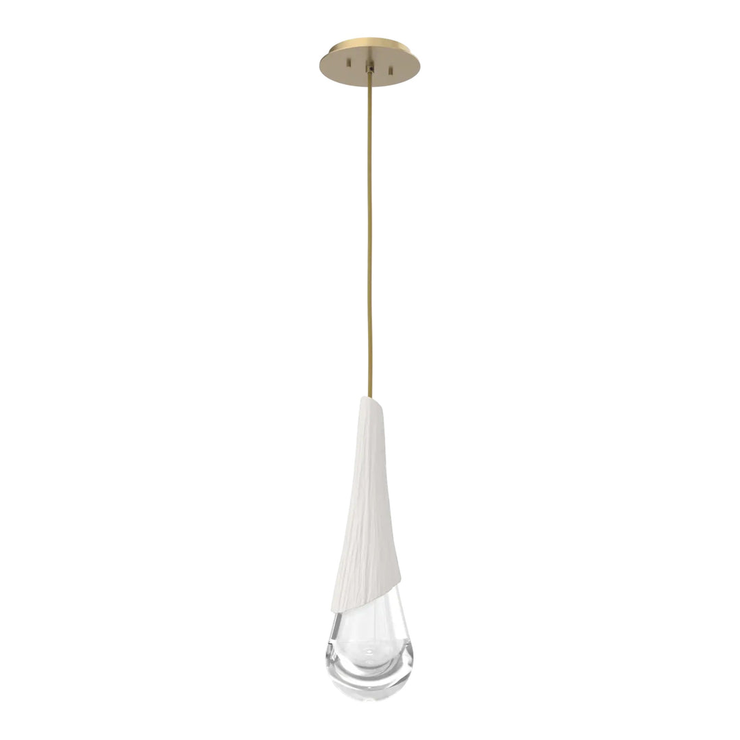 Hailstone Pendant by Hammerton Studio in Gilded Brass