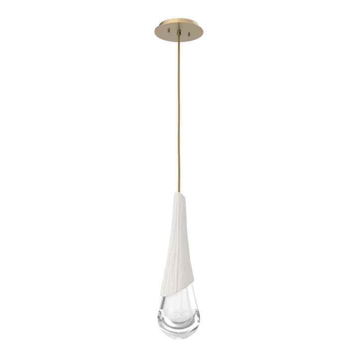 Hailstone Pendant by Hammerton Studio in Gilded Brass