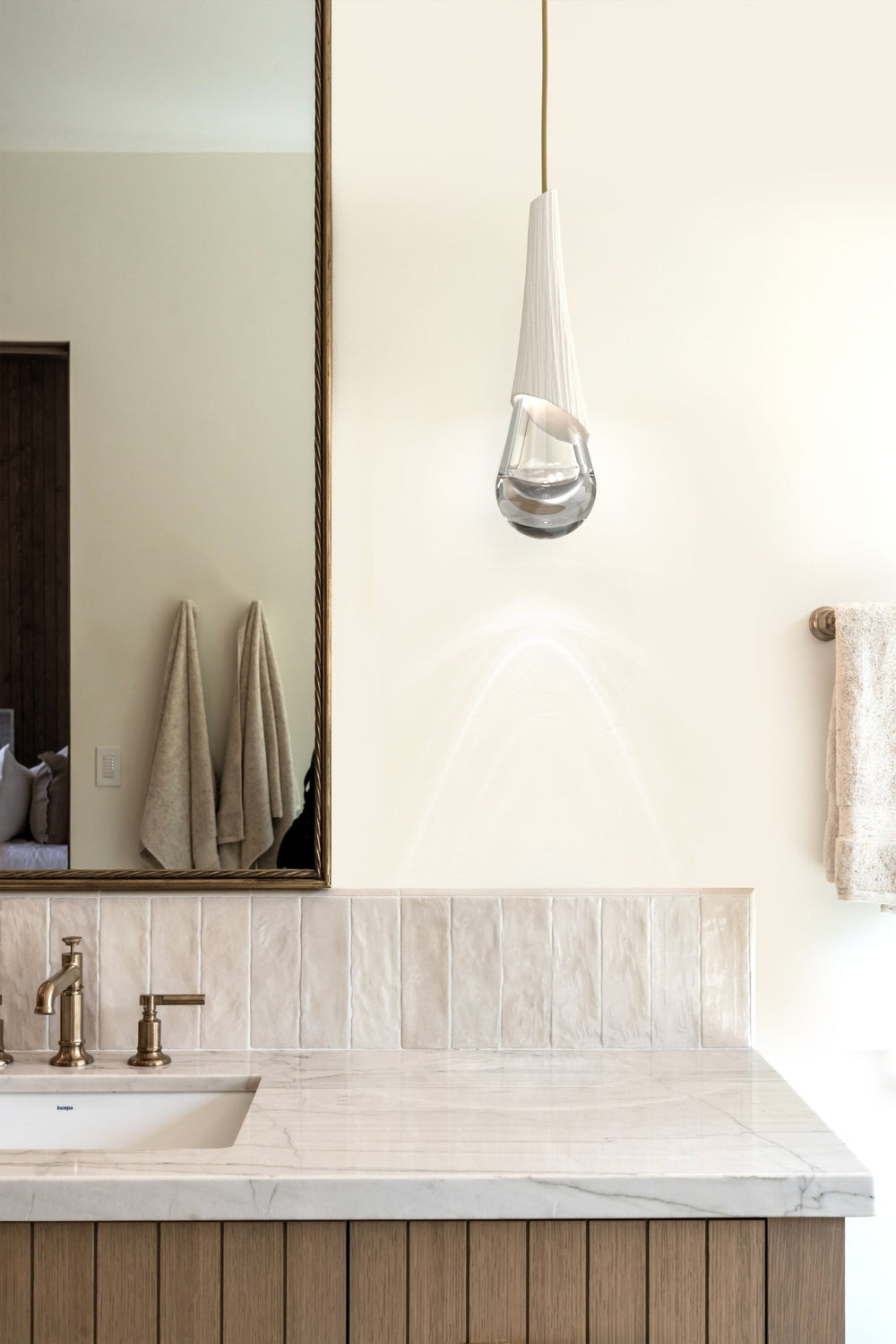 Hailstone Pendant by Hammerton Studio in a styled interior