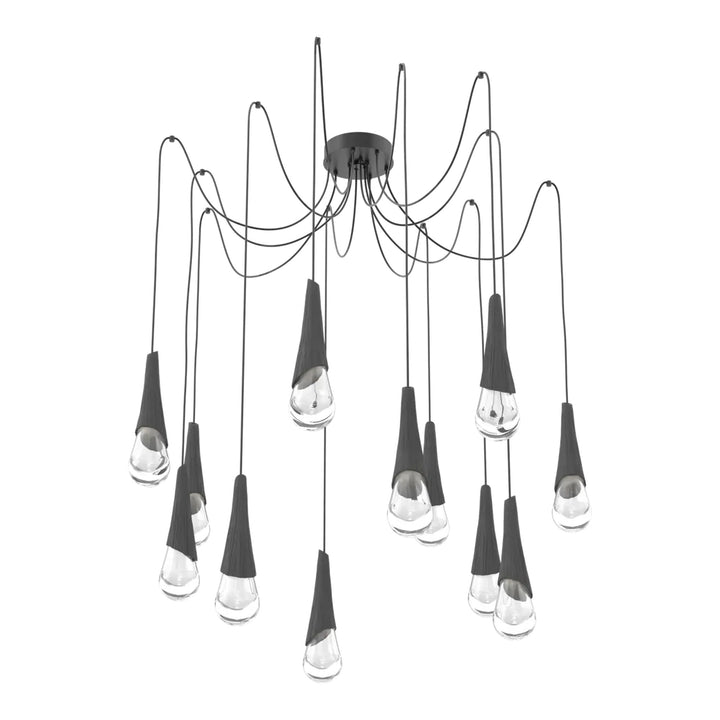 Hailstone Swag Chandelier by Hammerton Studio, 12 Lights