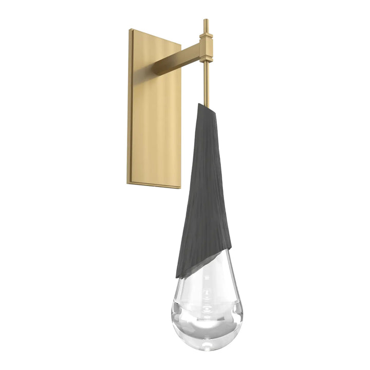 Hailstone Tempo Sconce by Hammerton Studio in Heritage Brass