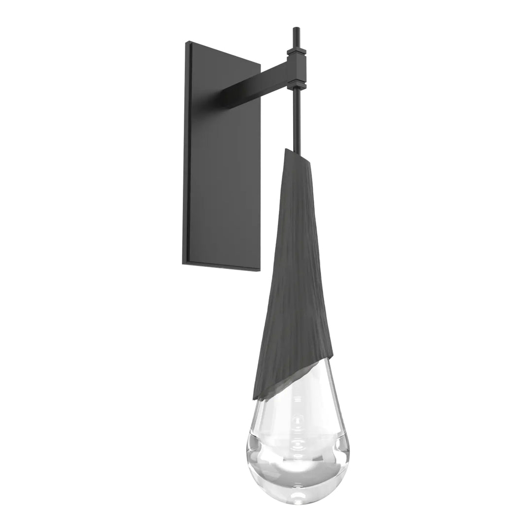 Hailstone Tempo Sconce by Hammerton Studio in Matte Black