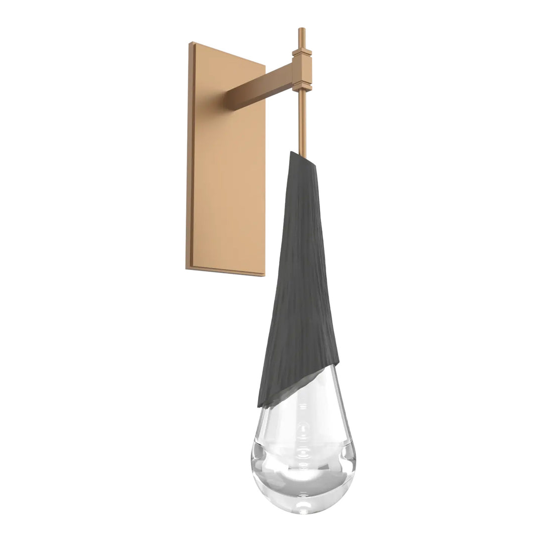 Hailstone Tempo Sconce by Hammerton Studio in Novel Brass
