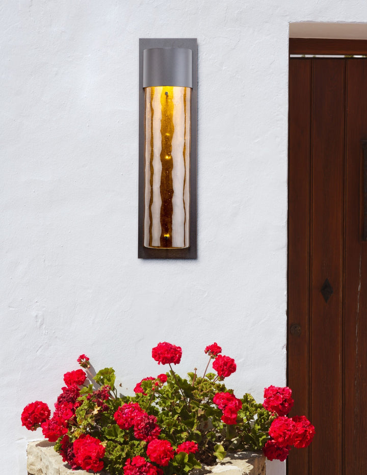 Half Round Cover Sconce by Hammerton Studio in a styled interior