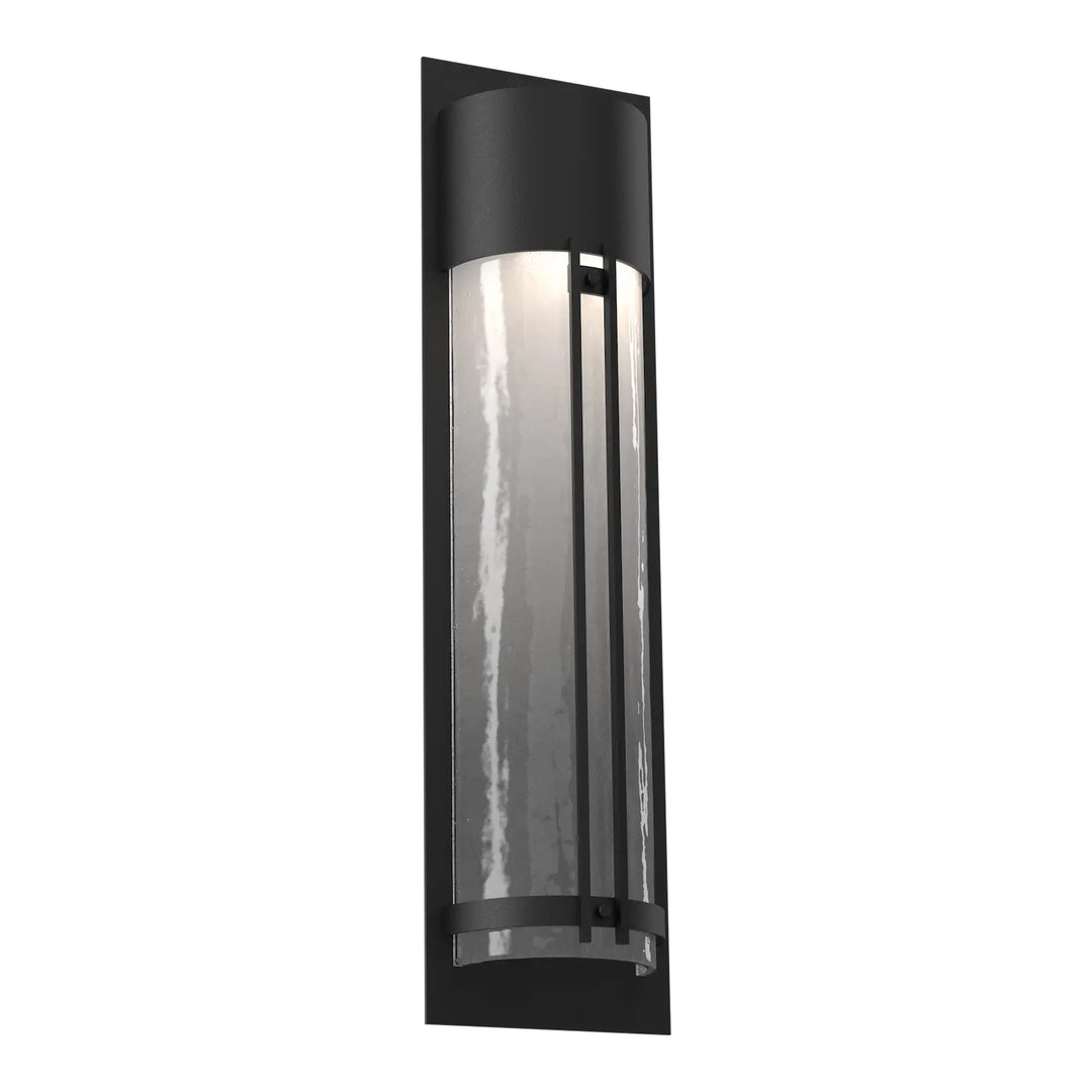 Half Round Cover Sconce by Hammerton Studio in Textured Black