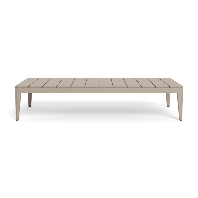Hamilton Coffee Table by Harbour in Aluminum Taupe