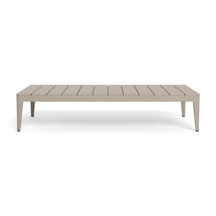 Hamilton Coffee Table by Harbour in Aluminum Taupe