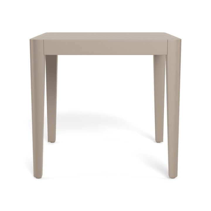Hamilton Dining Table 32" by Harbour in Aluminum Taupe