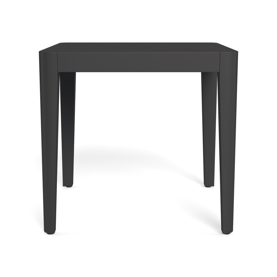 Hamilton Dining Table 32" by Harbour in Aluminum Asteroid