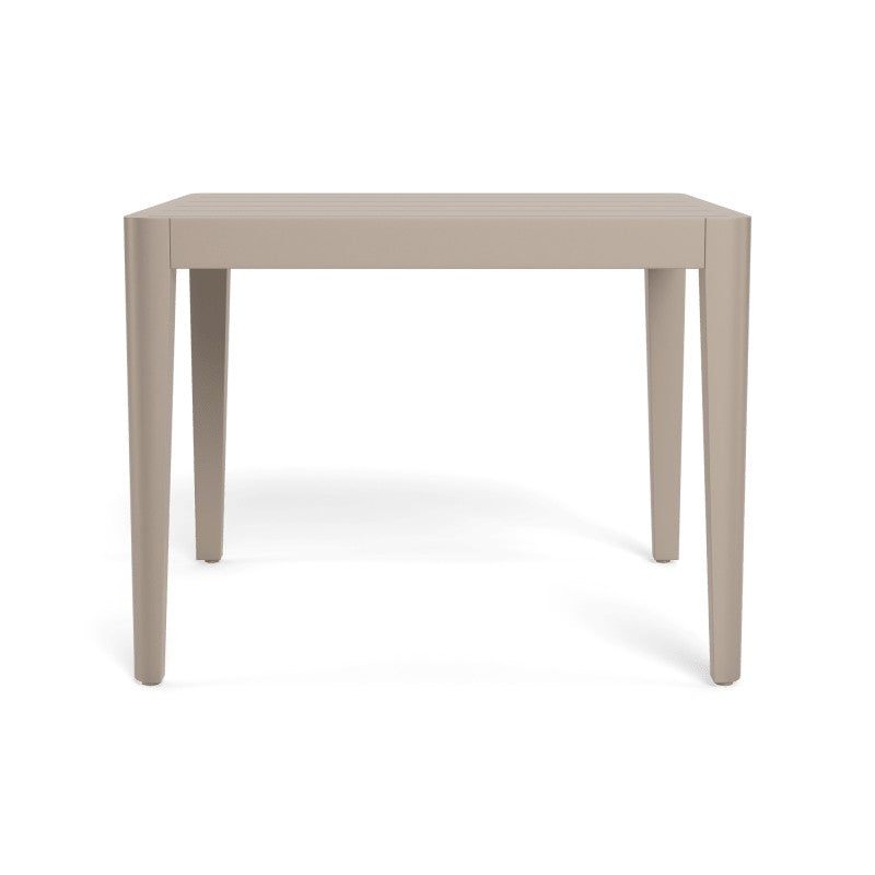 Hamilton Dining Table 39" by Harbour in Aluminum Taupe