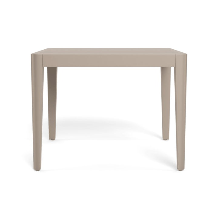 Hamilton Dining Table 39" by Harbour in Aluminum Taupe