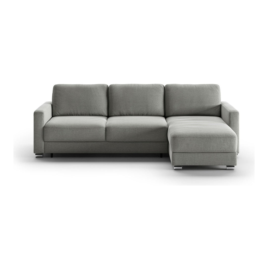 Hampton Queen Size Loveseat Sleeper Sectional — white studio cutout