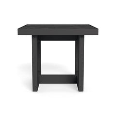 Hampton Side Table by Harbour in Aluminum Asteroid