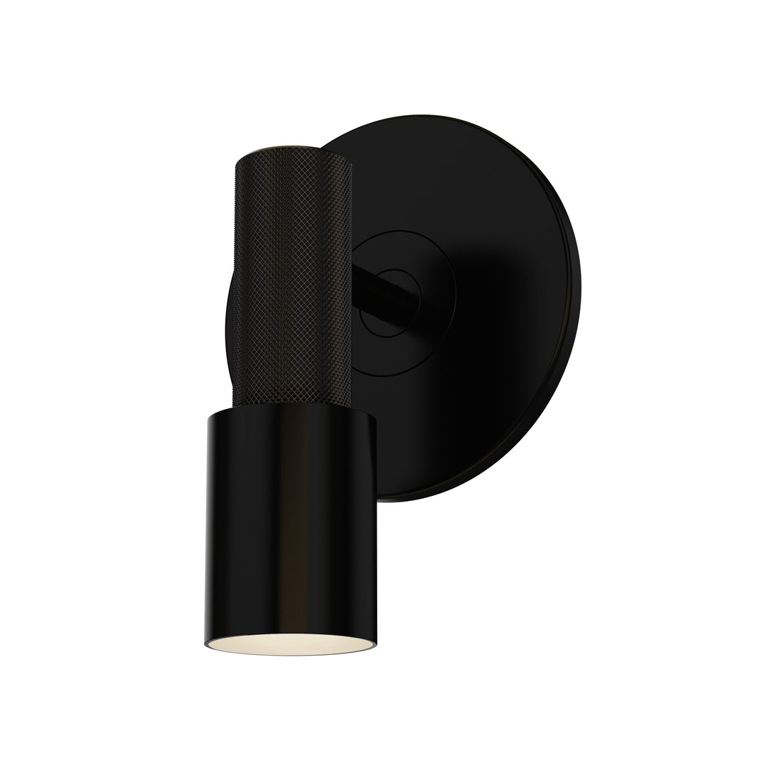 Handler Outdoor LED Spot Light by ET2 Lighting in Black, front view