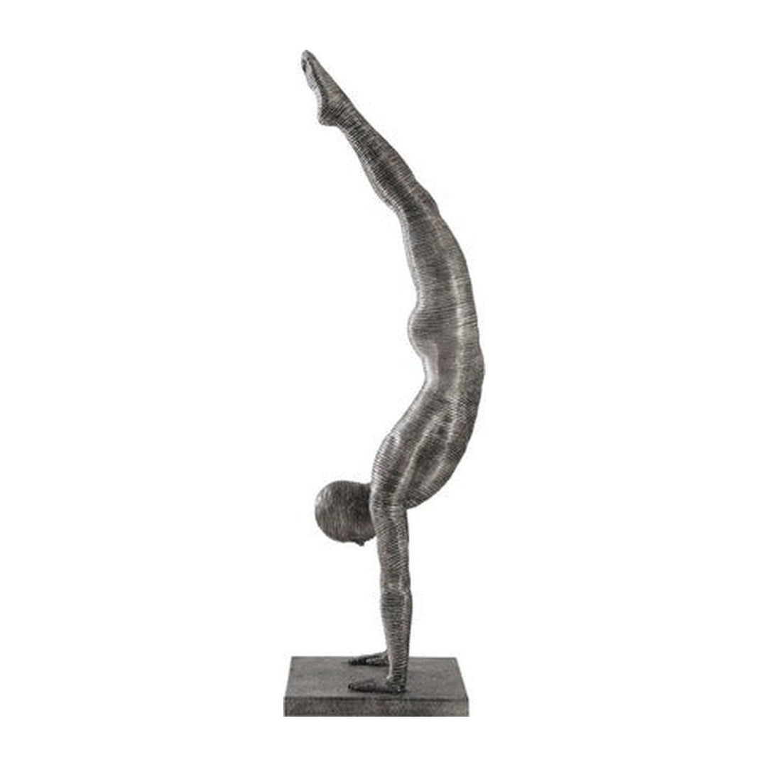 Handstand Sculpture, Aluminum Large Phillips Collection