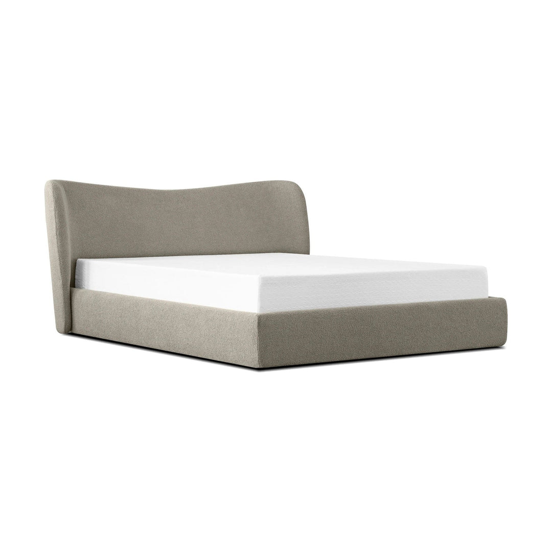 HARLOW Upholstered Storage Bed in Putty Mobital