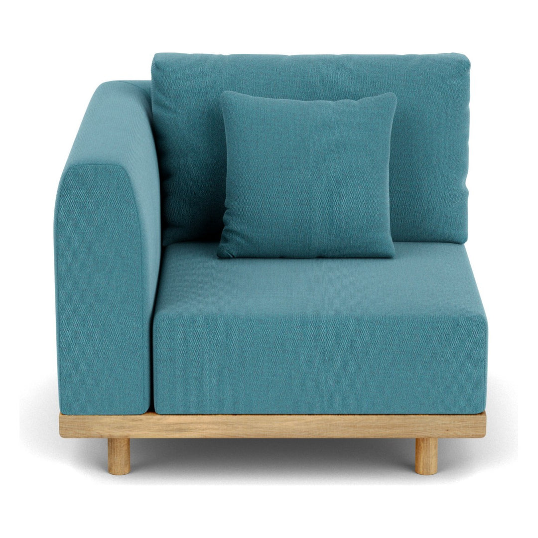 Harmony Deep Seating End Module by Barlow Tyrie, white background