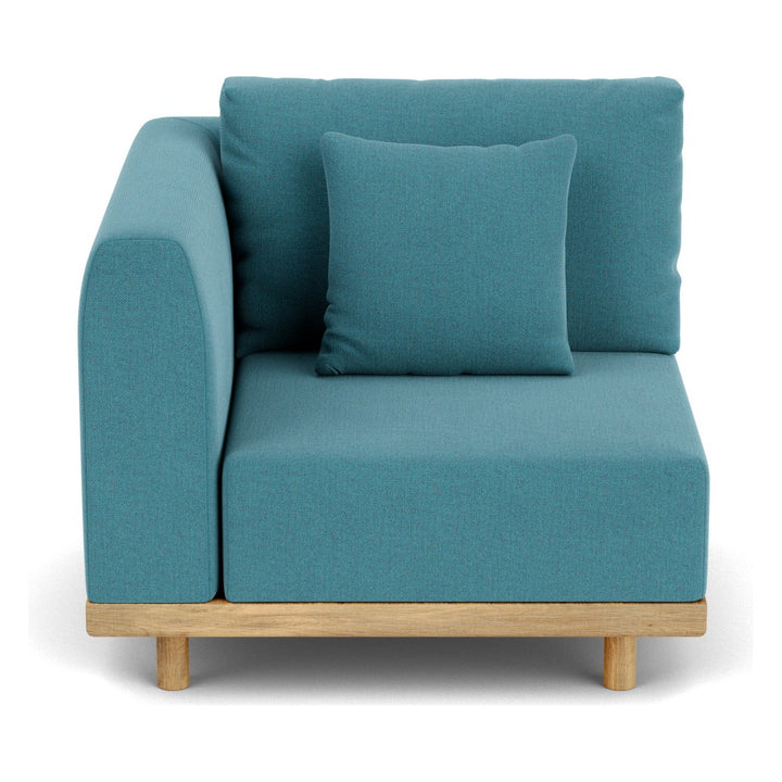 Harmony Deep Seating End Module by Barlow Tyrie, white background
