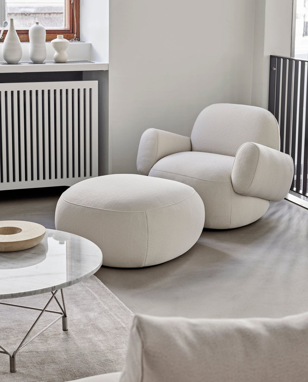 Havana Chair with Arms QuickShip by Eilersen — lifestyle/detail