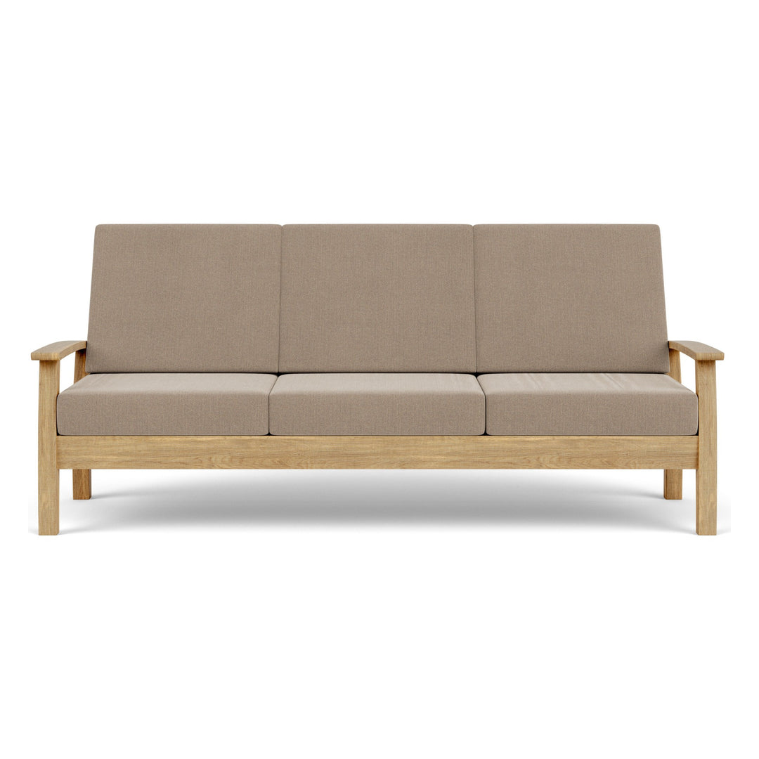 Haven Deep Seating Settee by Barlow Tyrie, white background