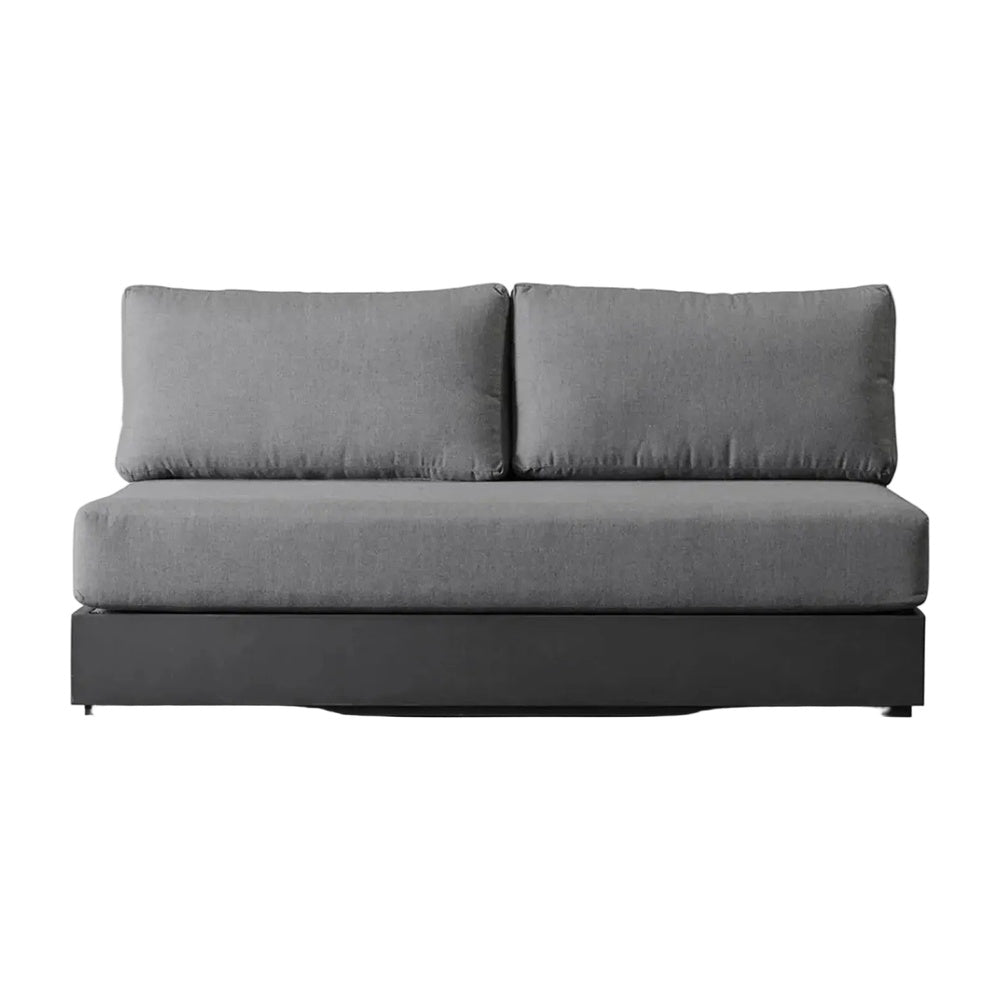 HAYMAN 2 SEAT ARMLESS SOFA by Harbour Outdoor — full product view